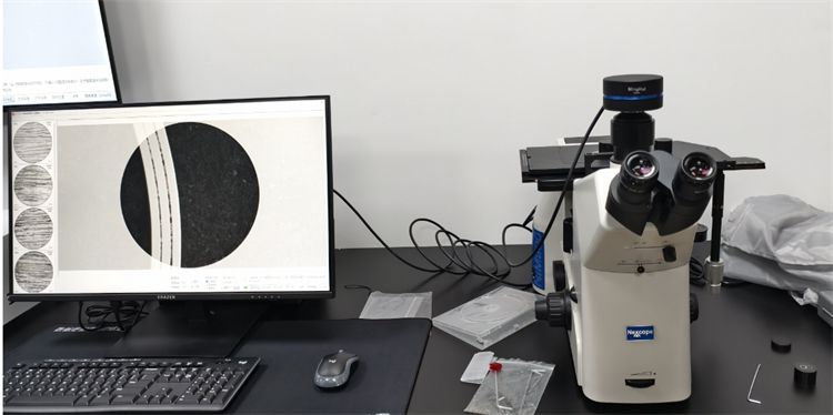 研究■金相显微镜配明慧MHS900应用于广东省某消防总队
